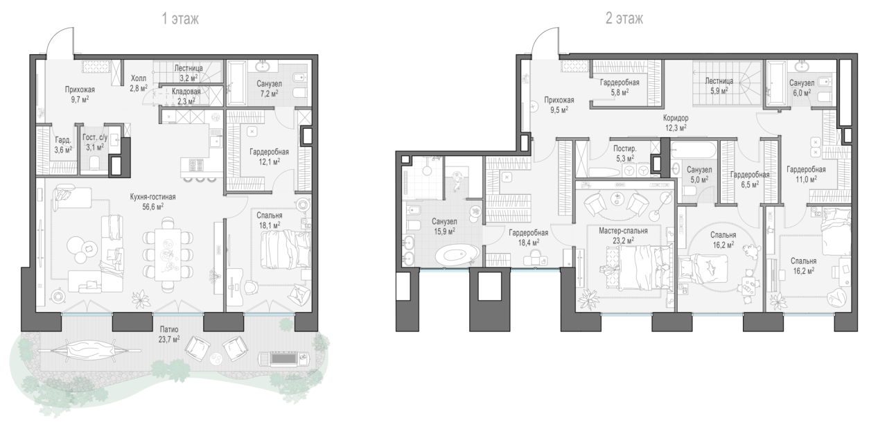 5 ккв (Евро) 273,8 м²