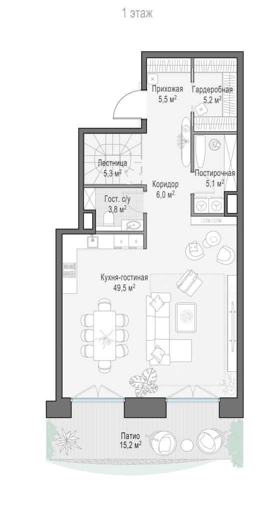 3 ккв (Евро) 176,9 м²