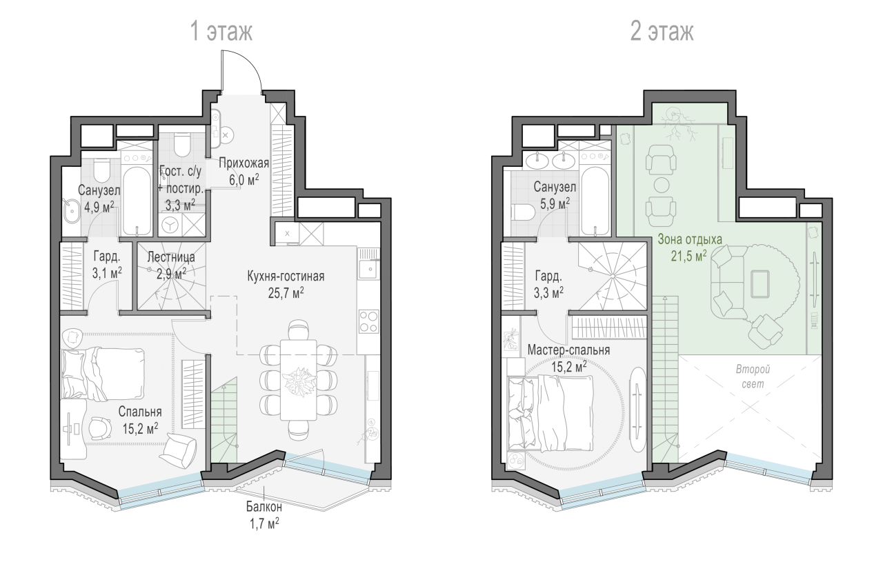 4 ккв (Евро) 86,3 м²