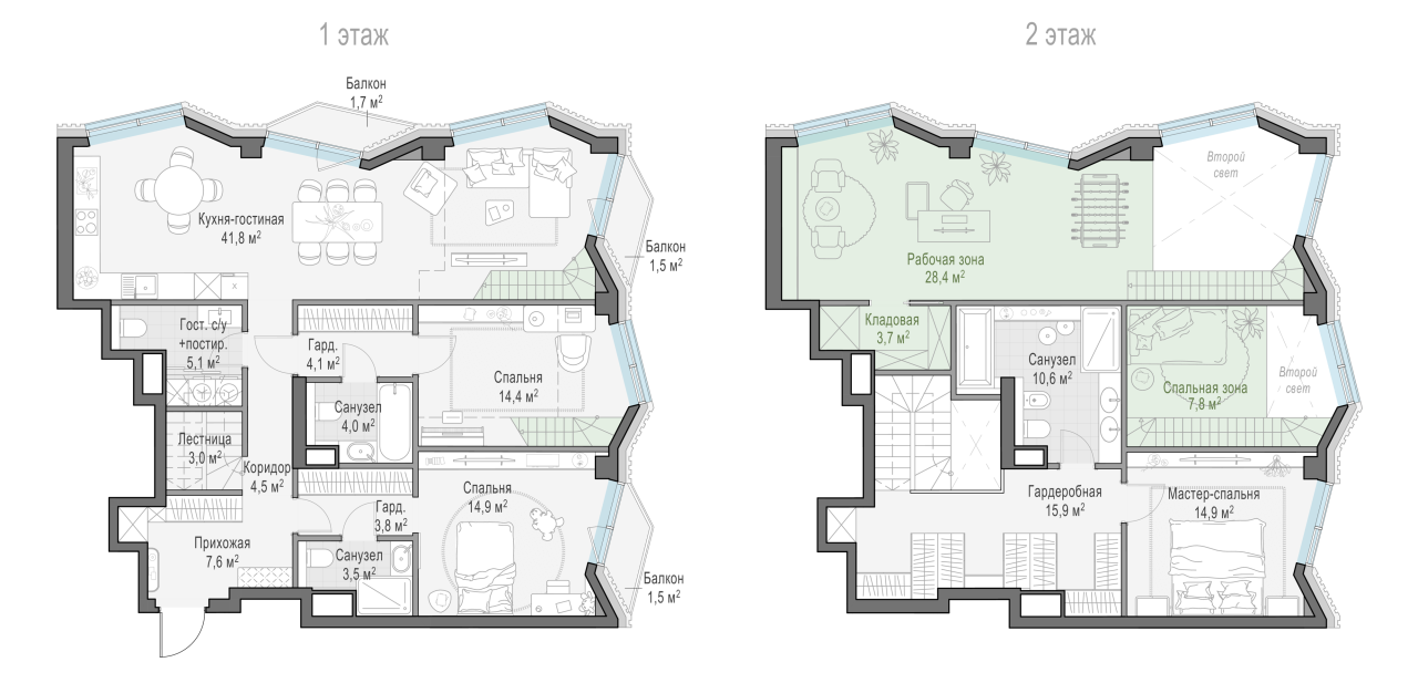 4 ккв (Евро) 147,5 м²