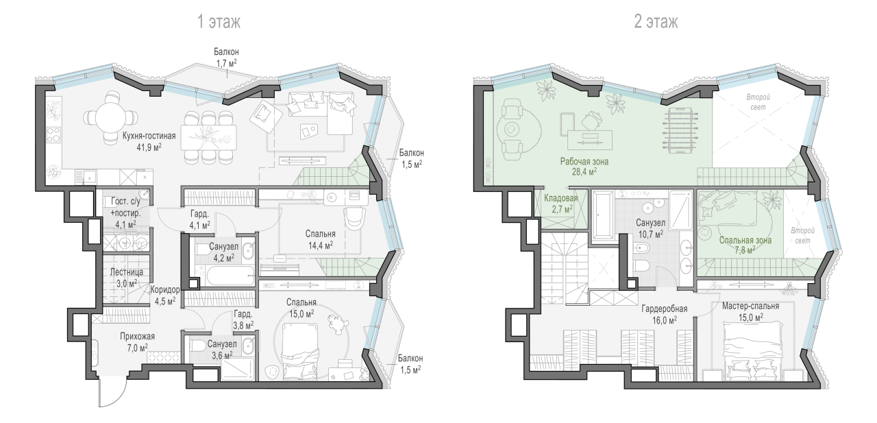 4 ккв (Евро) 149,8 м²