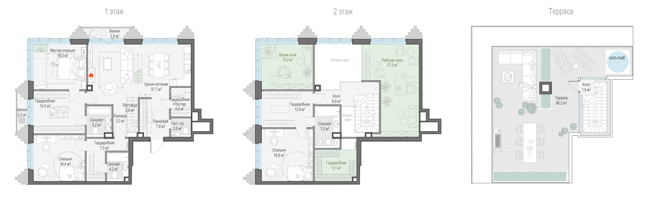 6 ккв (Евро) 169,9 м²