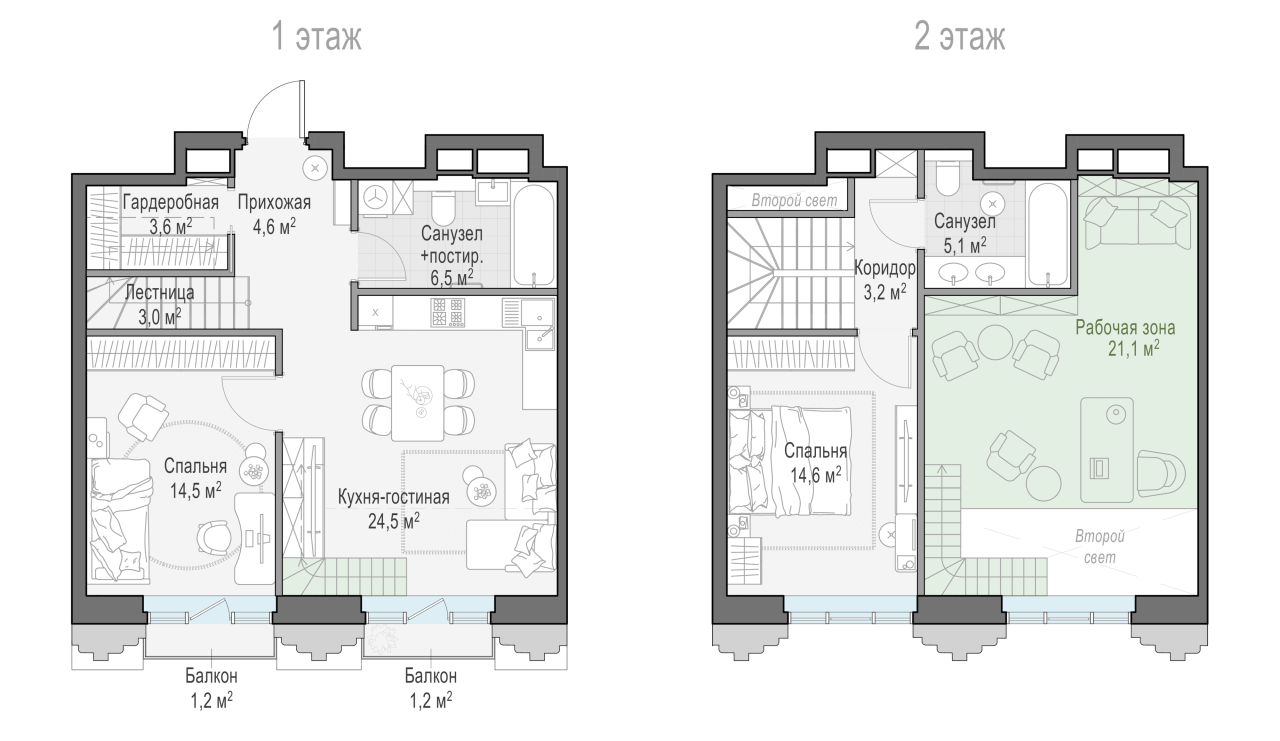 4 ккв (Евро) 80,6 м²