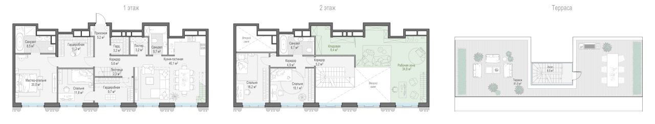 6 ккв (Евро) 126,9 м²