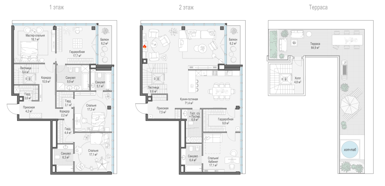 5 ккв (Евро) 255,4 м²