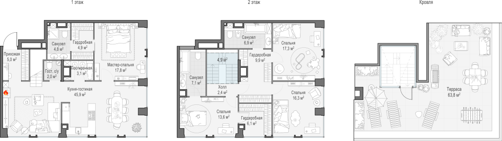 5 ккв (Евро) 169,3 м²