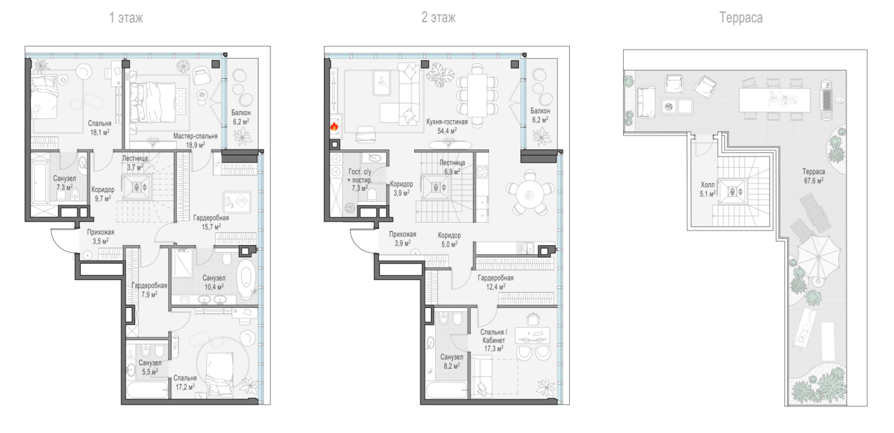5 ккв (Евро) 243,9 м²