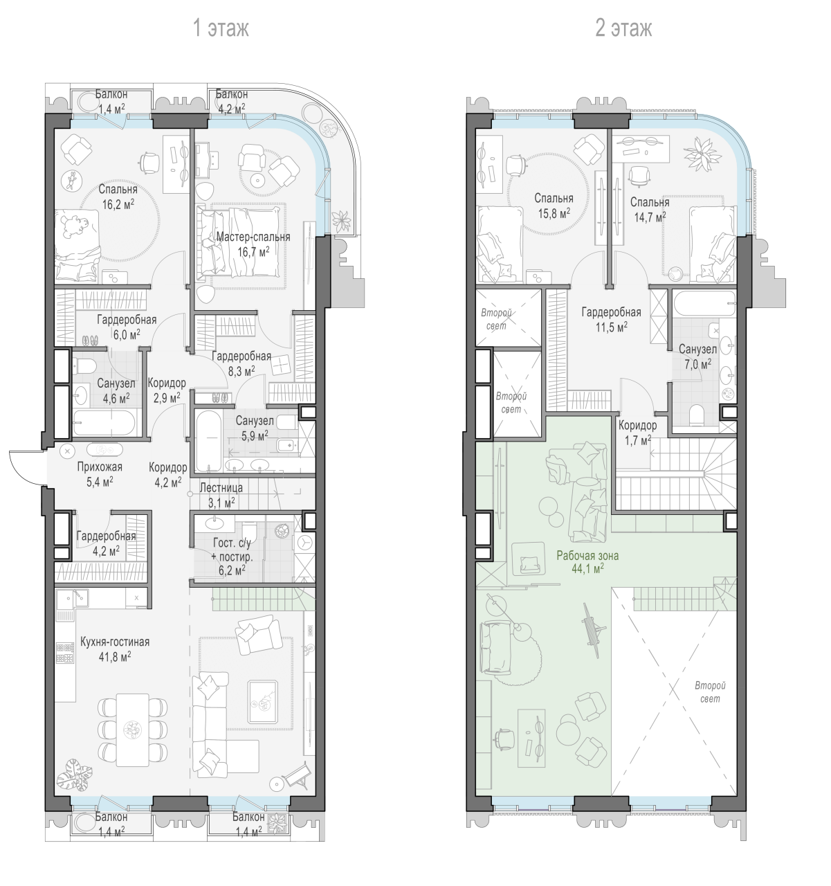 6 ккв (Евро) 177,5 м²