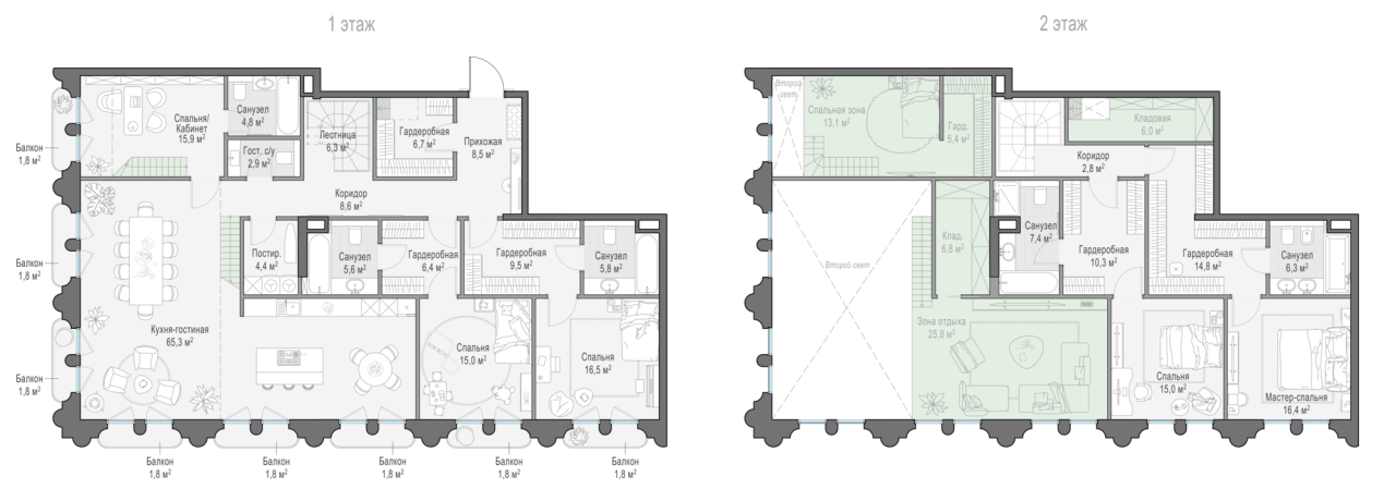 6 ккв (Евро) 262,8 м²