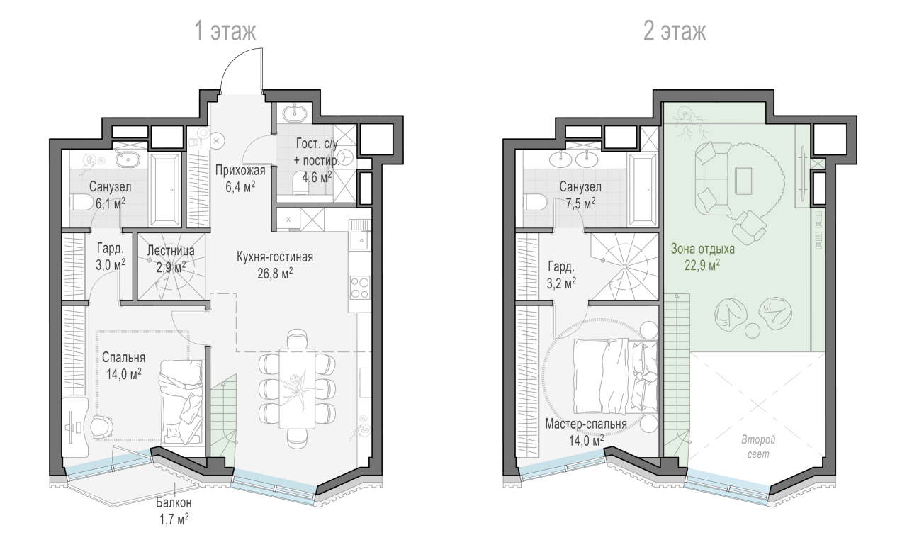 4 ккв (Евро) 88,7 м²