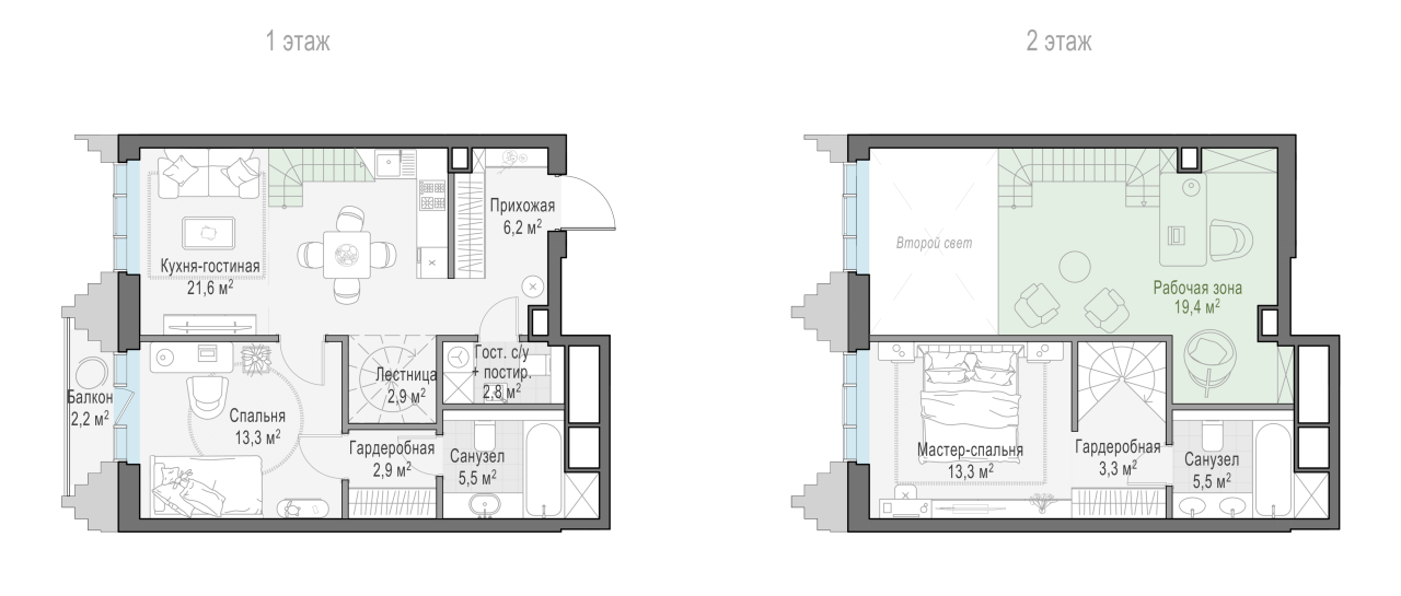 4 ккв (Евро) 78 м²