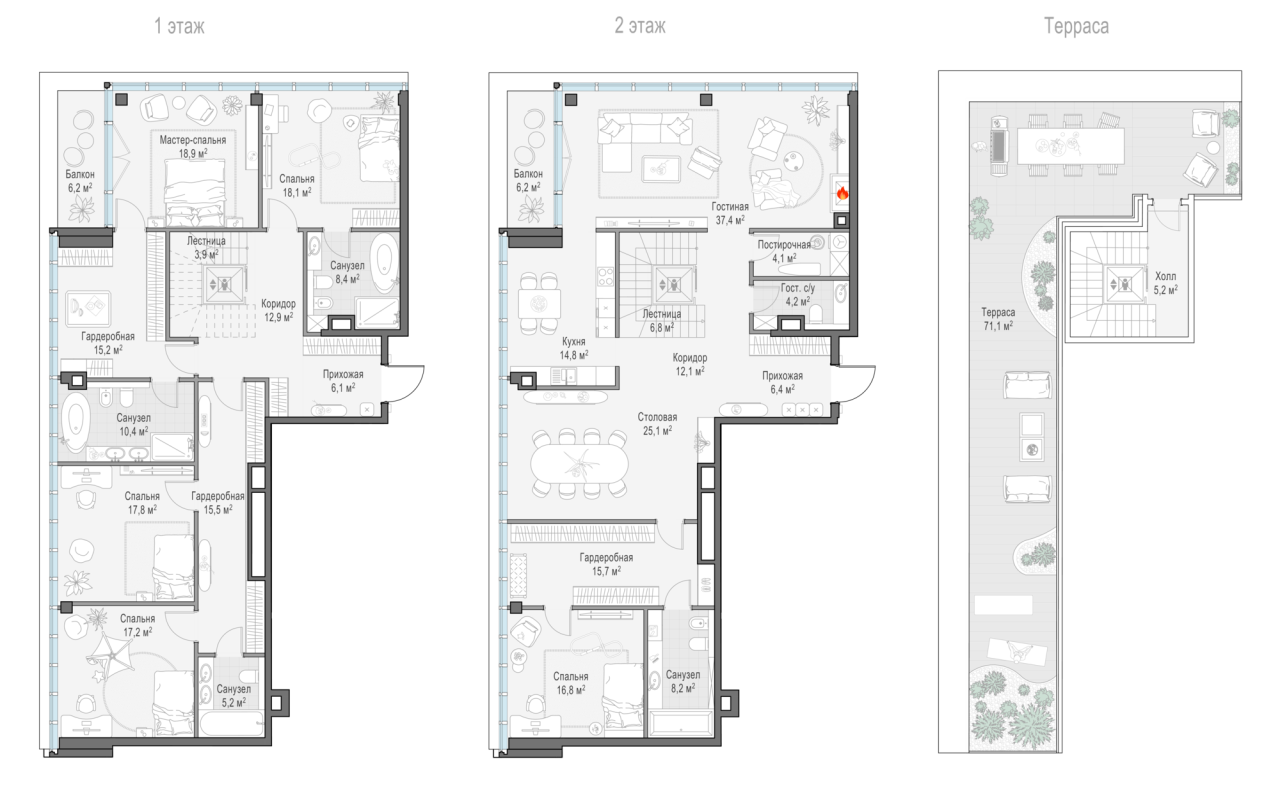 6 ккв (Евро) 307,8 м²