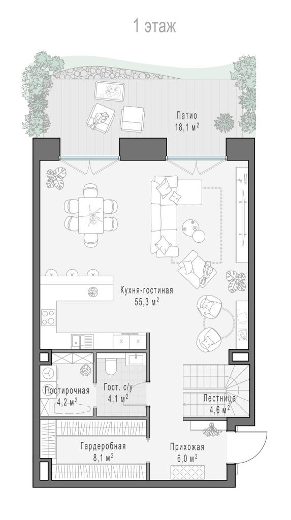 4 ккв (Евро) 161,4 м²
