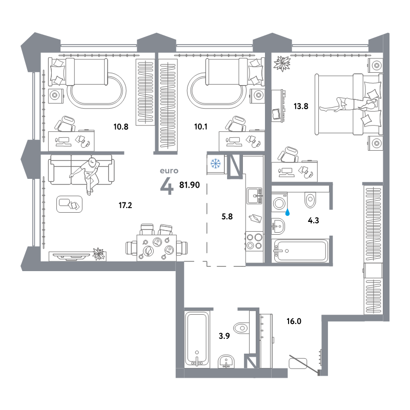4 ккв (Евро)