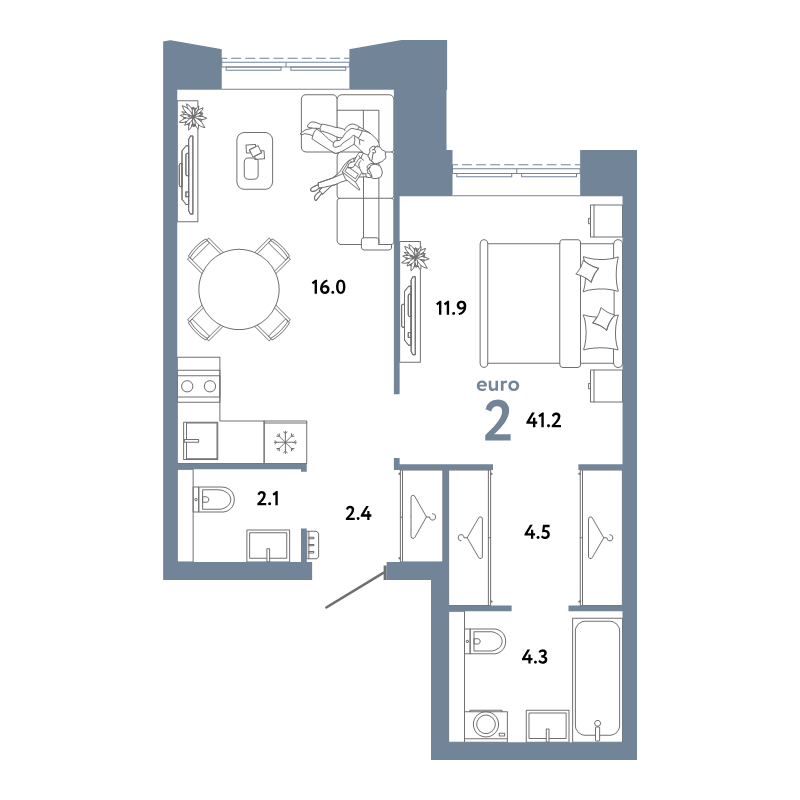 2 ккв (Евро)