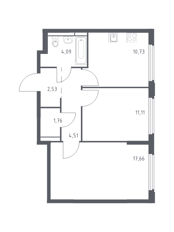 2 ккв 52,4 м²