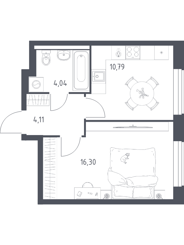 1 ккв 35,2 м²