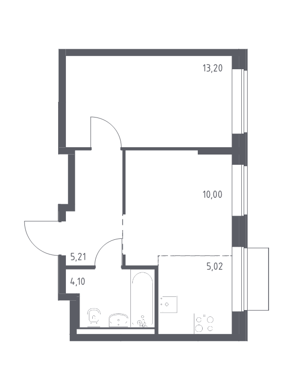 2 ккв (Евро) 37,5 м²