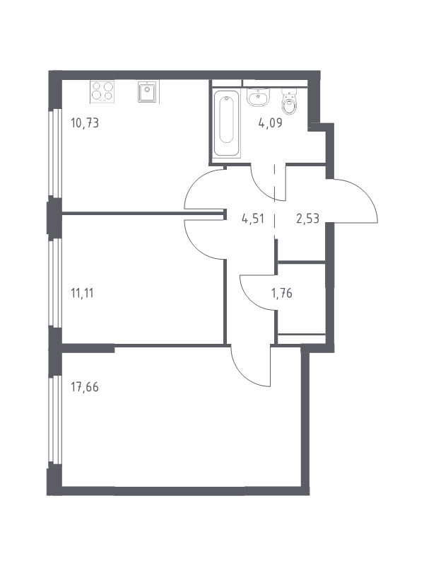 2 ккв 52,4 м²
