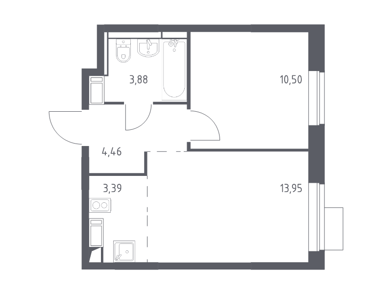 2 ккв (Евро) 36,2 м²