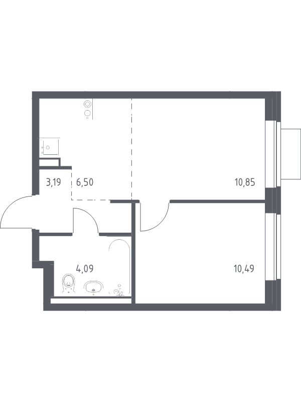 2 ккв (Евро) 35,1 м²