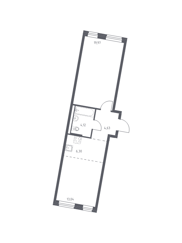 2 ккв (Евро) 48,1 м²