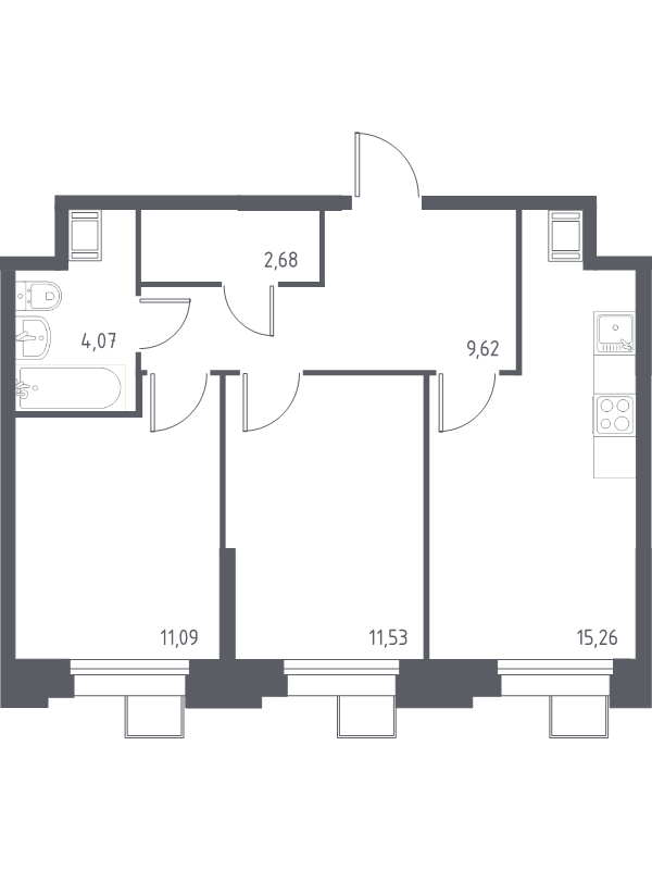 3 ккв (Евро)