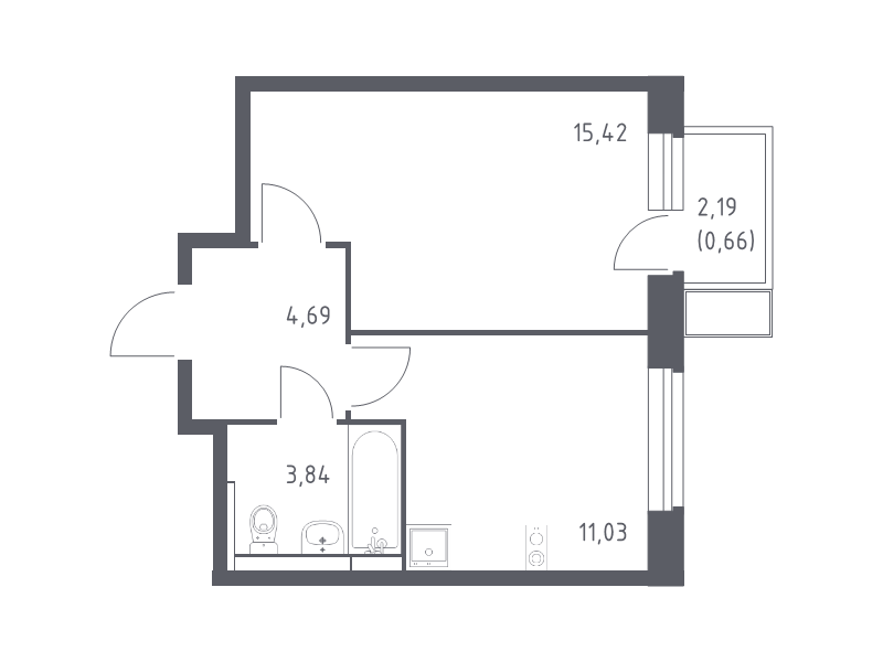 1 ккв 35,1 м²