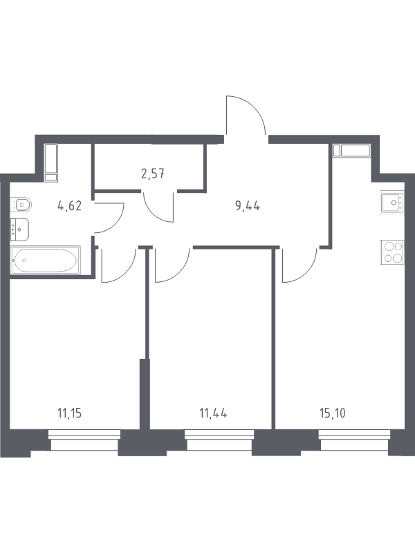 3 ккв (Евро)