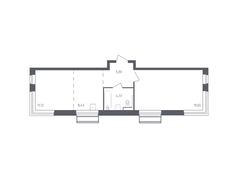 2 ккв (Евро) 48,3 м²