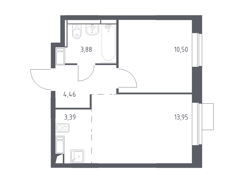 2 ккв (Евро) 36,2 м²