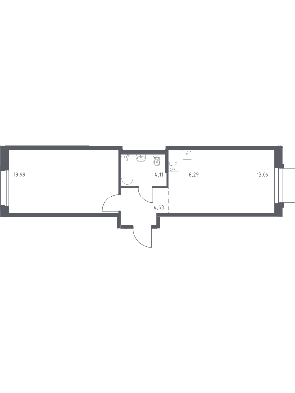 2 ккв (Евро) 48,1 м²