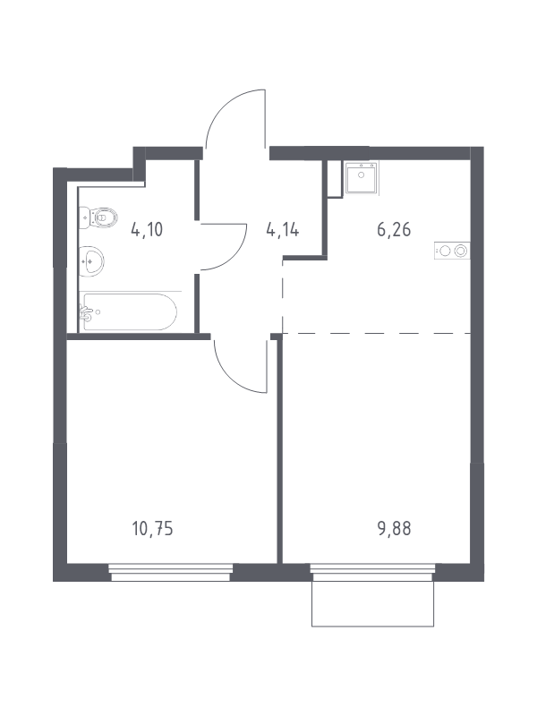 2 ккв (Евро) 35,1 м²