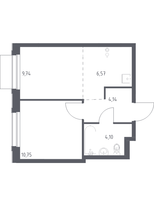 2 ккв (Евро) 35,3 м²