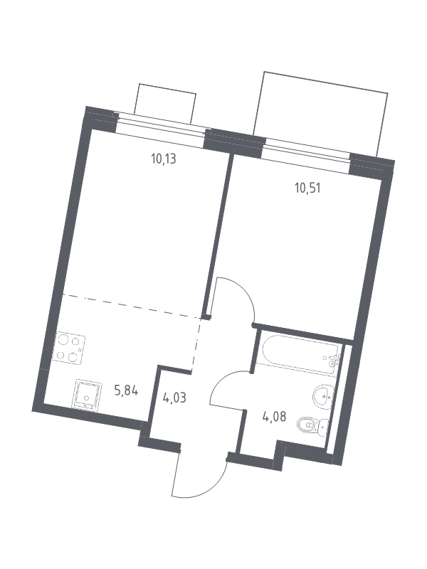 2 ккв (Евро) 34,6 м²
