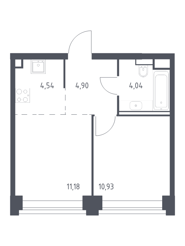 2 ккв (Евро) 35,6 м²