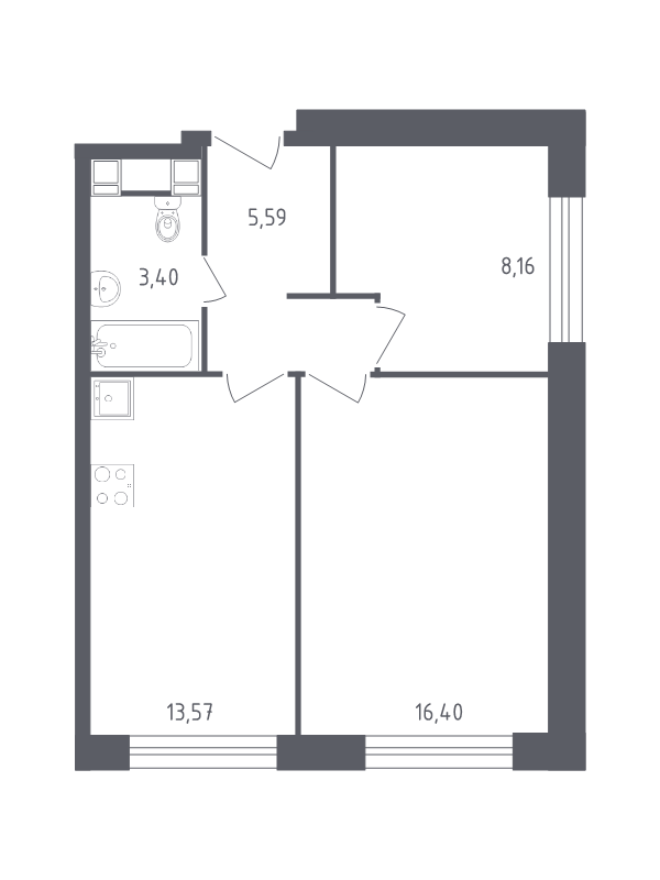 2 ккв 47,1 м²