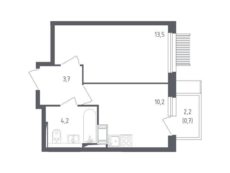 1 ккв 31,4 м²