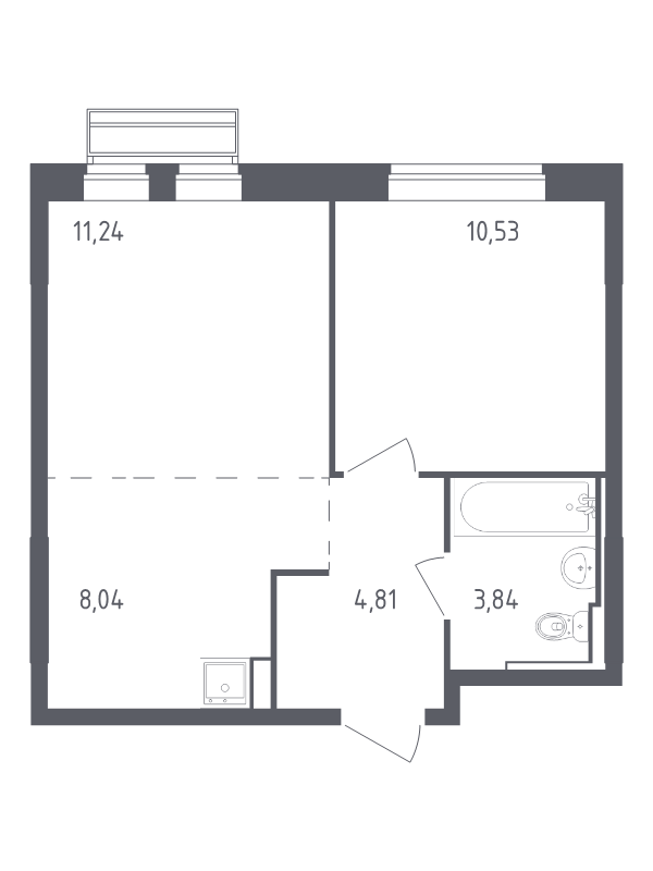 2 ккв (Евро) 38,5 м²