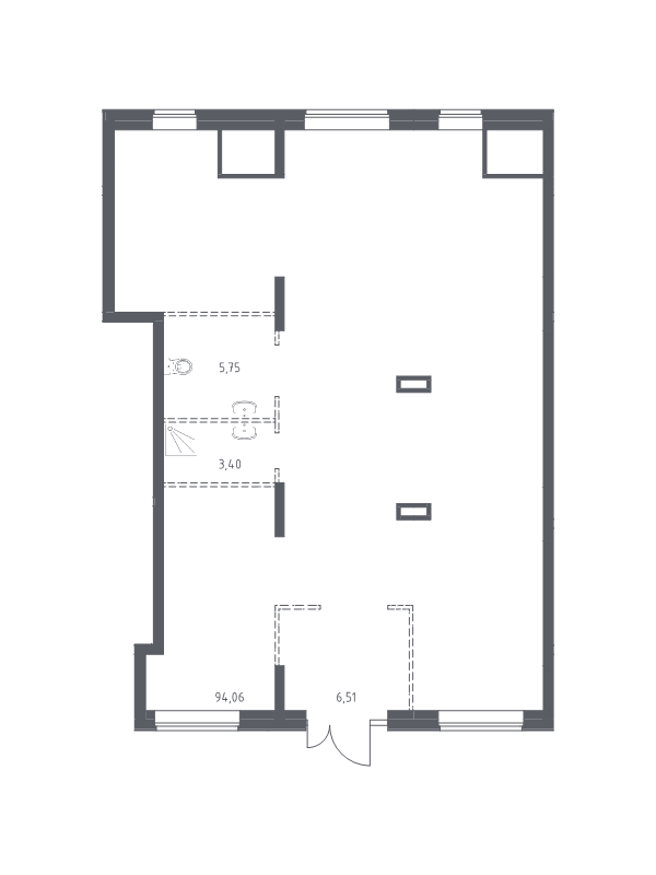 К. пом 109,7 м²
