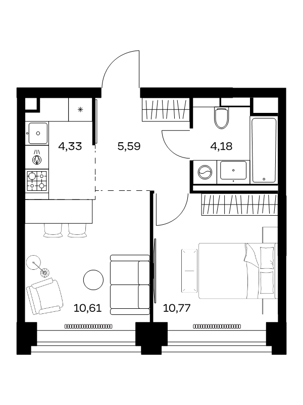 1 ккв