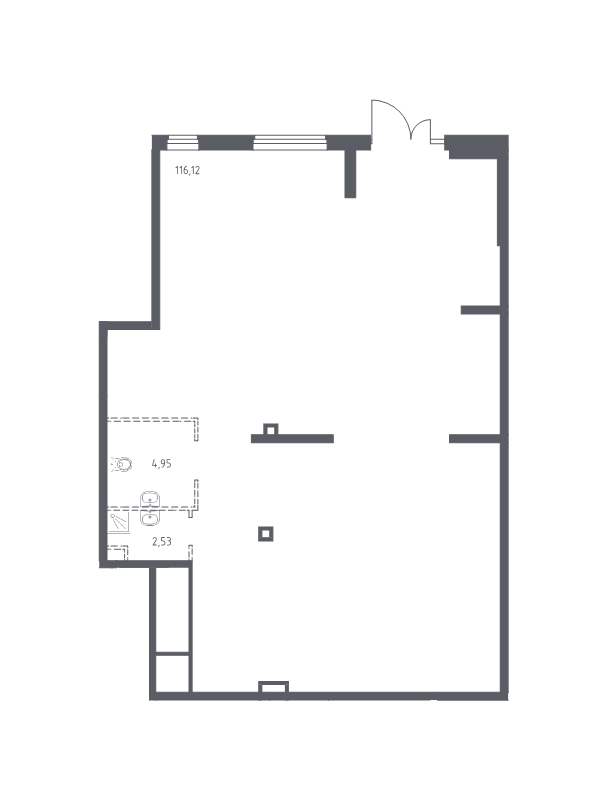 К. пом 123,6 м²