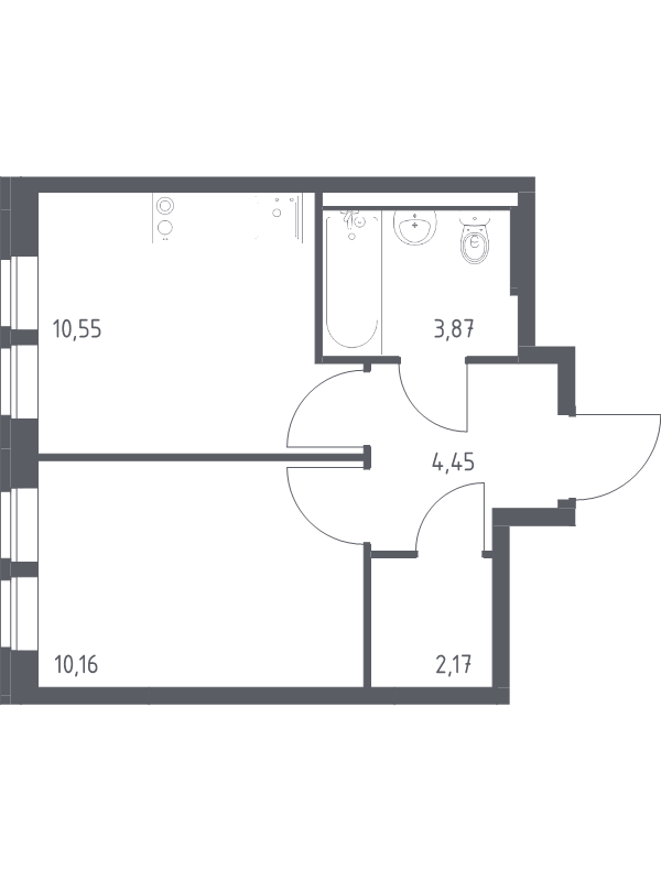 1 ккв 31,2 м²