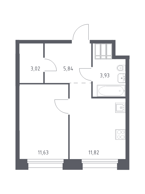 1 ккв 36,2 м²