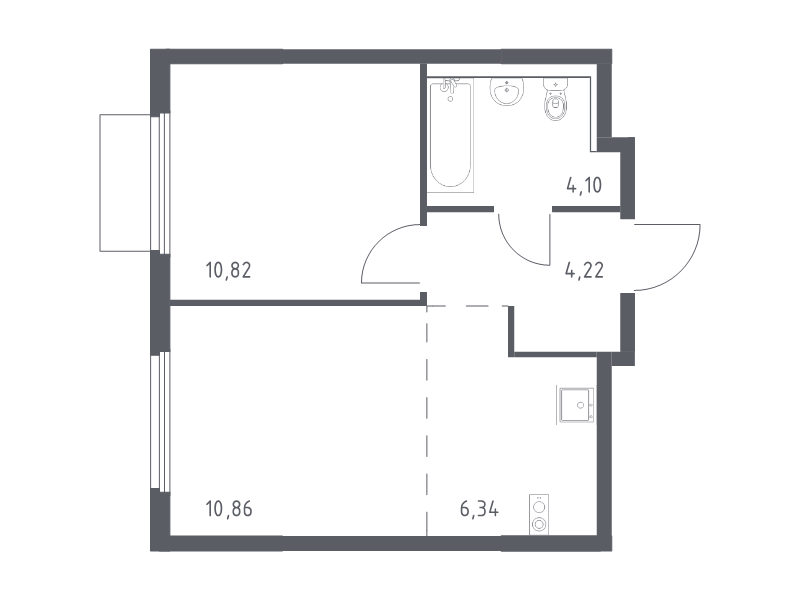2 ккв (Евро) 36,3 м²