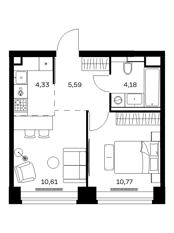 1 ккв