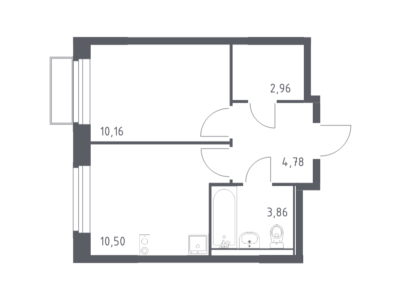1 ккв 32,3 м²