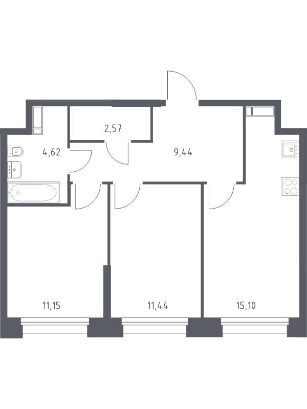 3 ккв (Евро)