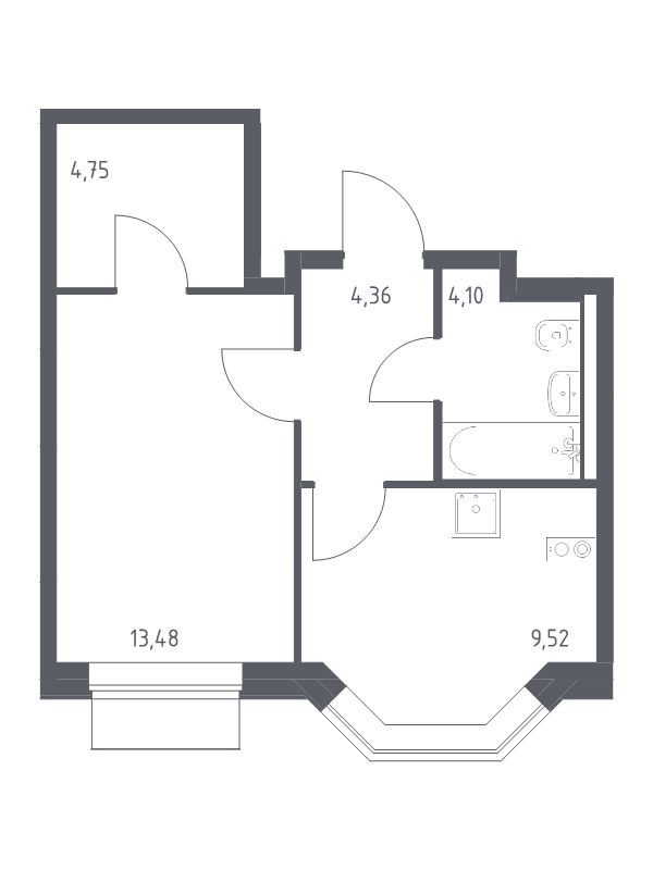1 ккв 36,2 м²