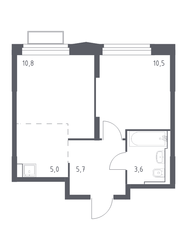 2 ккв (Евро) 35,6 м²
